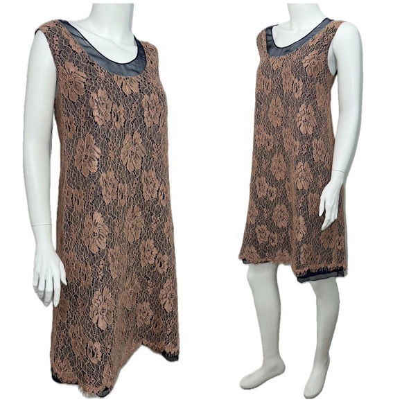 PINK LACE! W/Tags! Carolina Herrera $2290 Runway Flirty Silk Bow A-Line Dress 10 - Picture 4 of 10